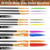 imageESRICH 82 PCS Acrylic Paint Canvas Set48Color Acrylic Painting Kit Painting Supplies Kit with Wood EaselBrushCanvasesWatercolor Paper Acrylic Paint Kit for Kids Adults Artists