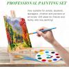 imageESRICH Acrylic Paint SetPainting Supplies with 2 PCS of 12 Colors Acrylic Paint1 Easel 3 Canvas 30 Paintbrushes and 3 Palettes Paint Kit for KidsStudents Artists and Beginner2 set 12 color