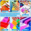 imageESRICH Long Canvas for Painting 8 Pack 4x12 Canvas Boards for Painting Cotton Primed Acid Free Blank Canvas Panels for Oil Paint Watercolor Acrylic Paint Gouache and Tempera