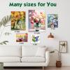 imageESRICH Stretched Canvas for Painting 60 Pack Multi Size11x14 8x10 5x7 4x6 4x4 Blank Primed Canvases for Oil ampamp Acrylic Painting Painting Canvas Supplies for Beginners Artists12 of Each