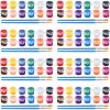 image:image8 Pack Mini Acrylic Paint Set 12 Colors Acrylic Paint Strips with 16 Brushes Washable Paint for Kids amp Adults Craft 112 PCS Painting kit for Easter Eggs Birthday Party Favor Classroom Art Gifts